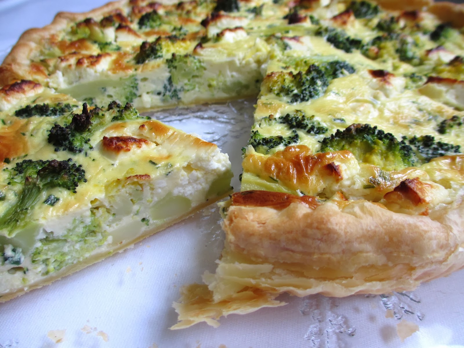 КИШ С брокколи и сыром